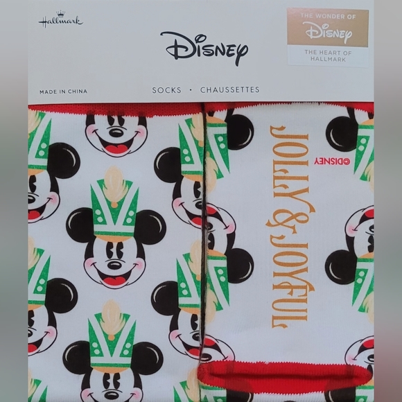 Disney Hallmark Mickey Mouse Nutcracker Socks - Picture 1 of 2